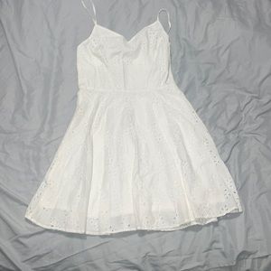 Old navy white eyelet spaghetti strap dress size medium